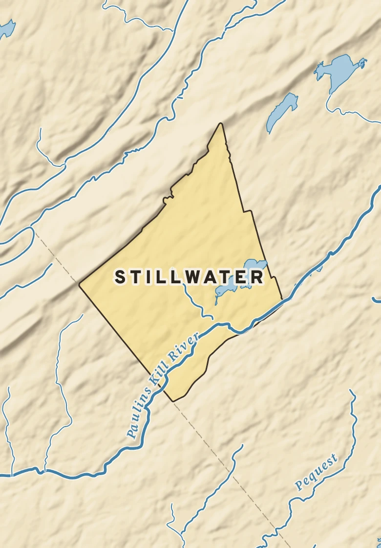 Atlas plate of Stillwater, New Jersey.