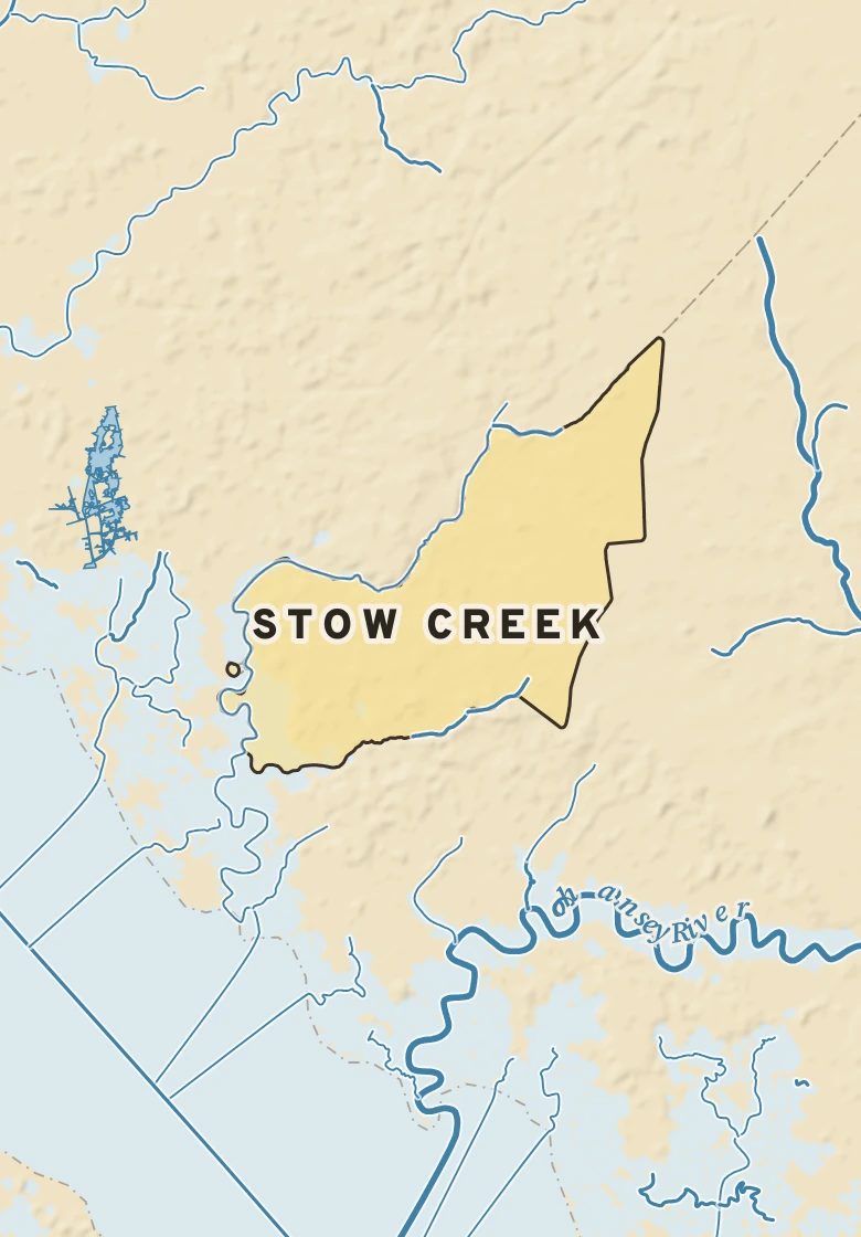 Atlas plate of Stow Creek, New Jersey.