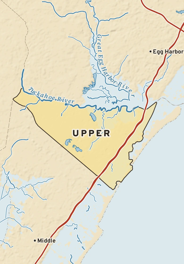 Atlas plate of Upper, New Jersey.