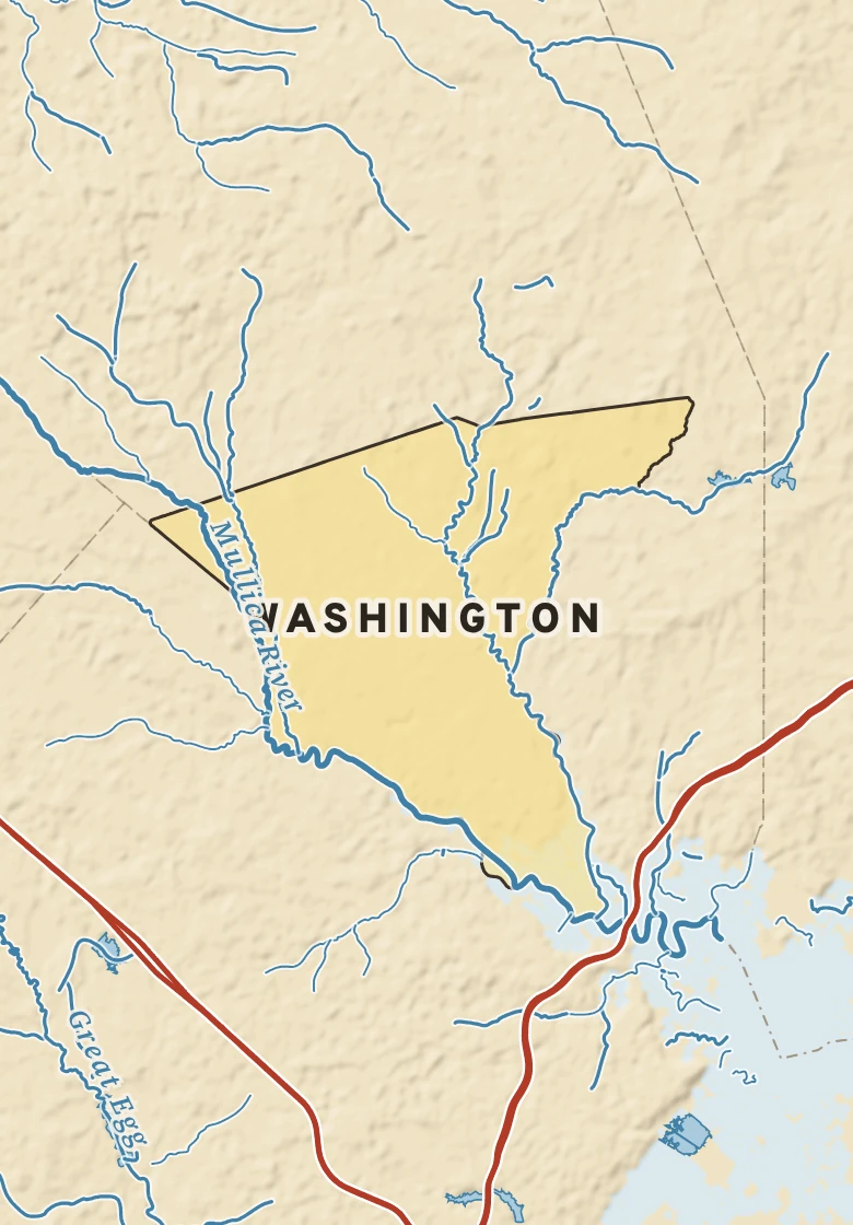 Atlas plate of Washington, New Jersey.