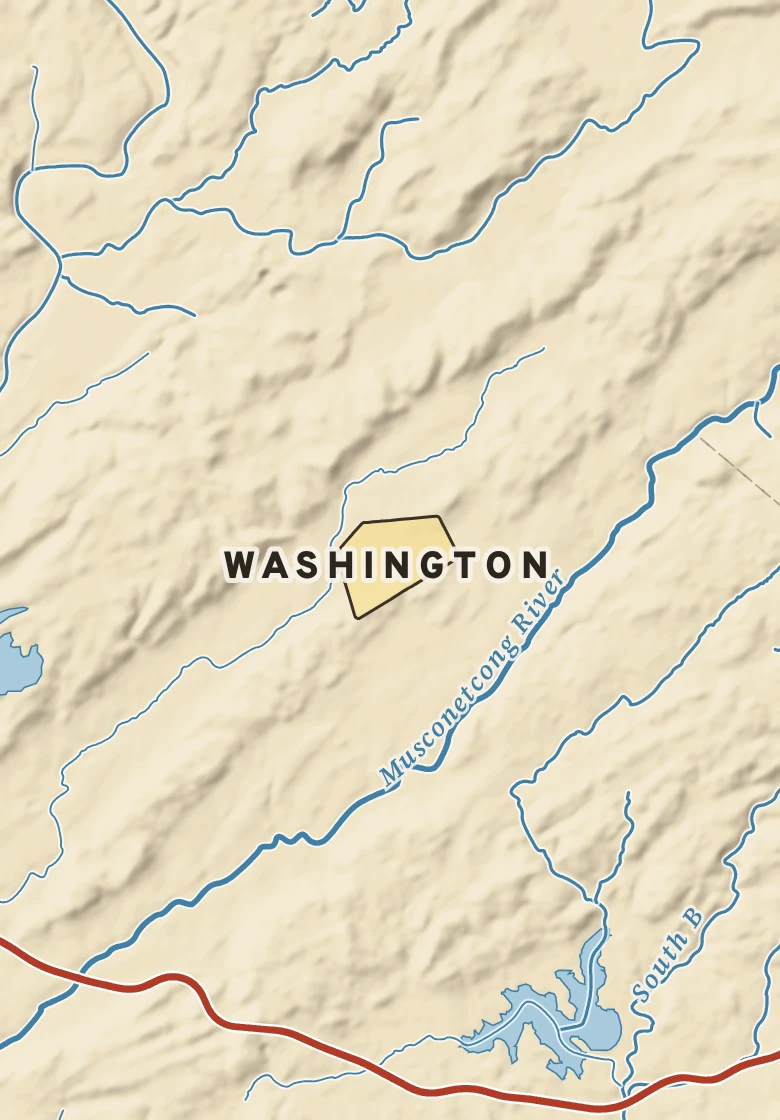 Atlas plate of Washington, New Jersey.