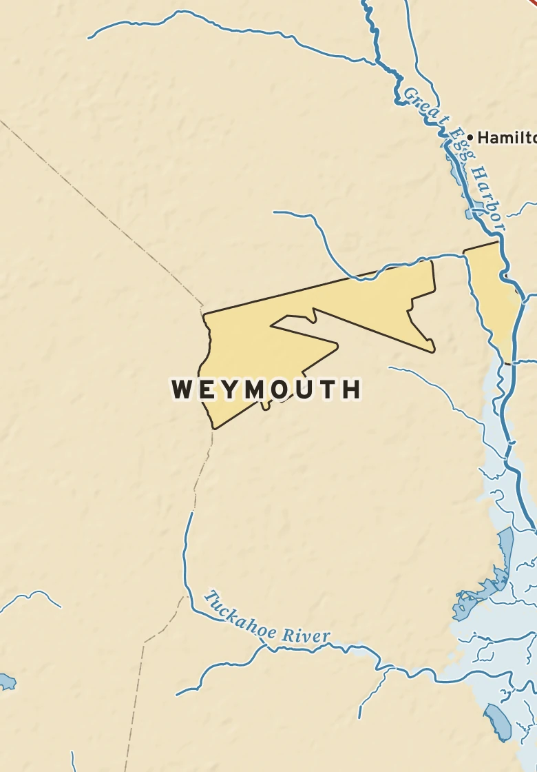 Atlas plate of Weymouth, New Jersey.