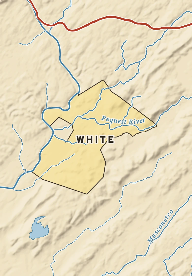 Atlas plate of White, New Jersey.