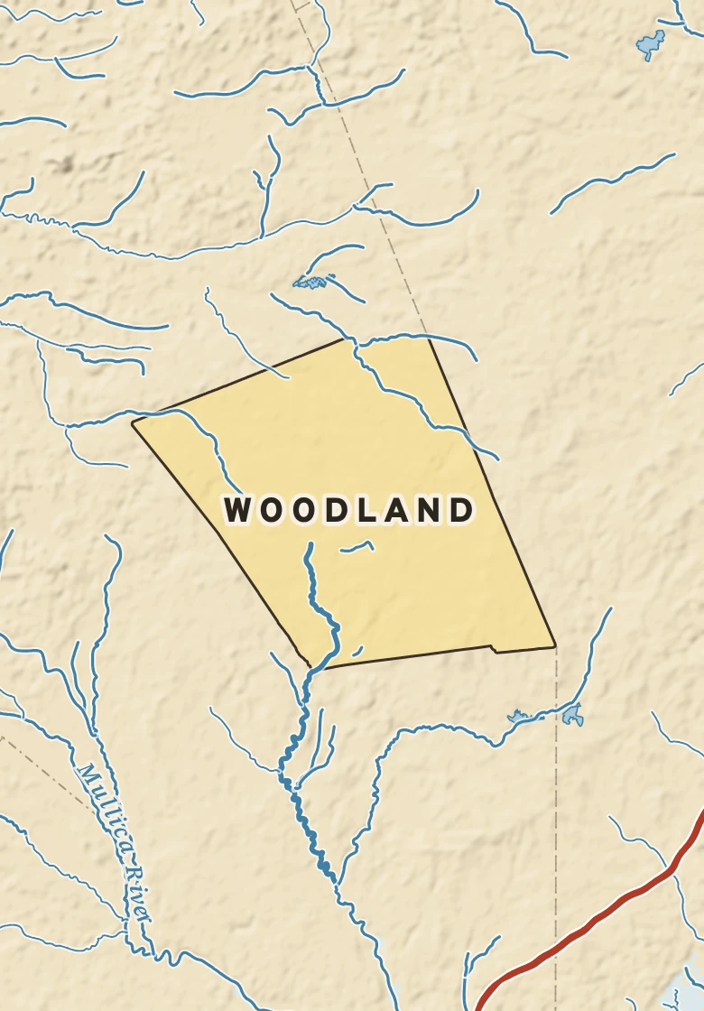 Atlas plate of Woodland, New Jersey.