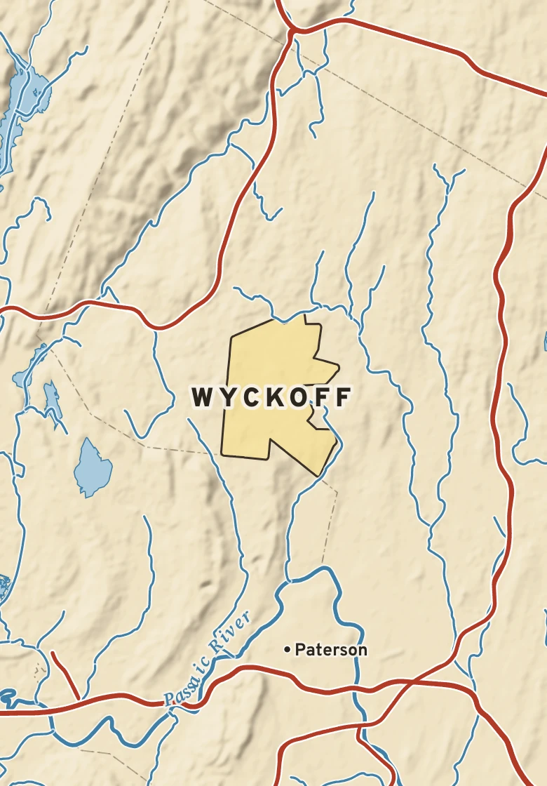 Atlas plate of Wyckoff, New Jersey.