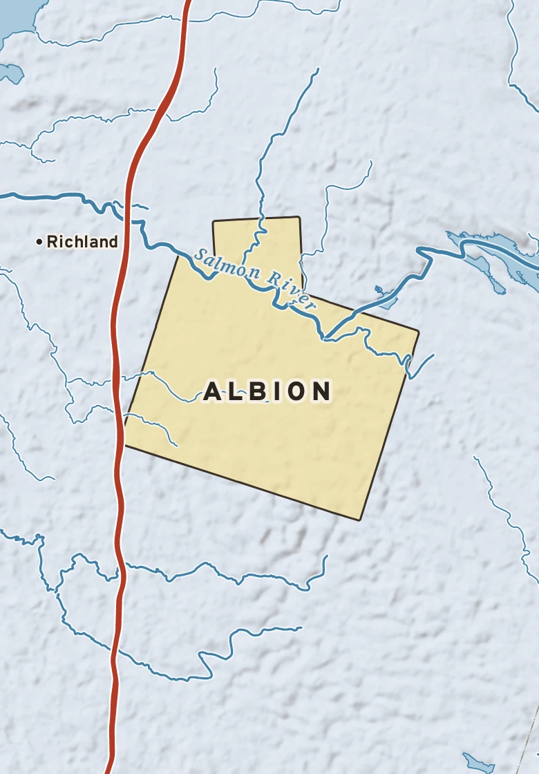 Atlas plate of Albion, New York.