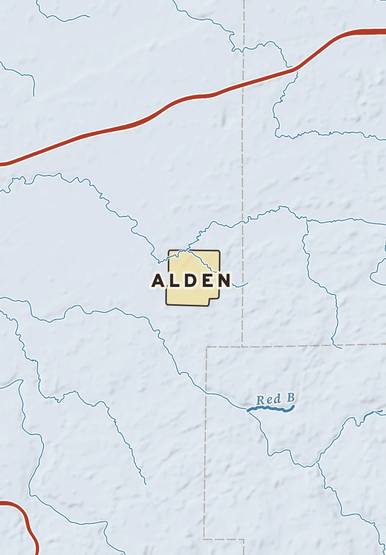 Atlas plate of Alden, New York.