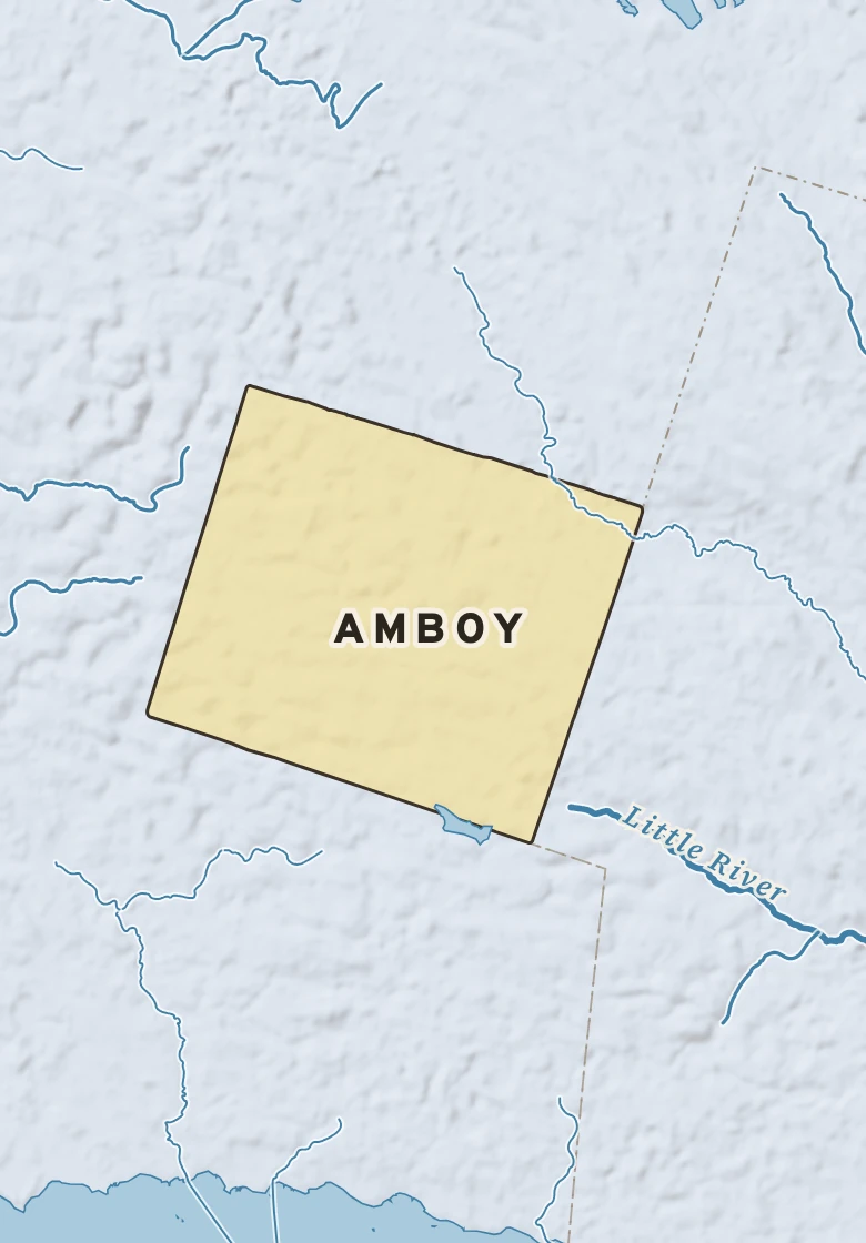 Atlas plate of Amboy, New York.