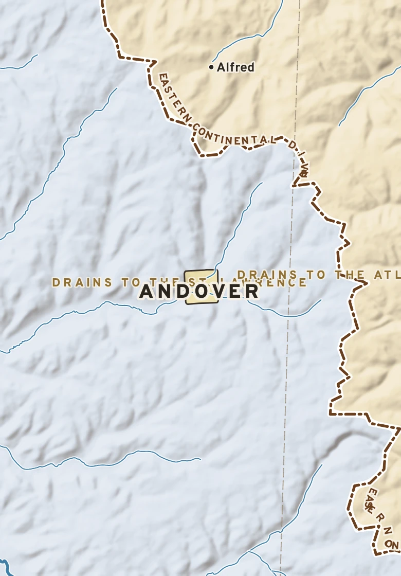 Atlas plate of Andover, New York.