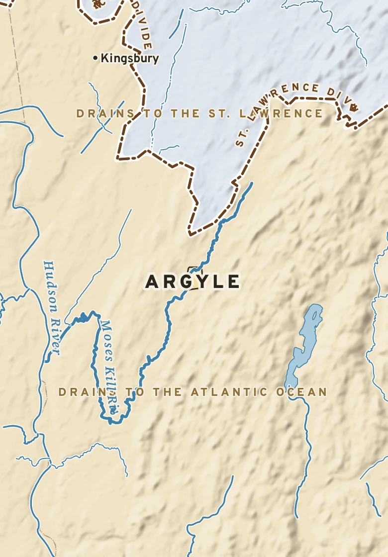 Atlas plate of Argyle, New York.