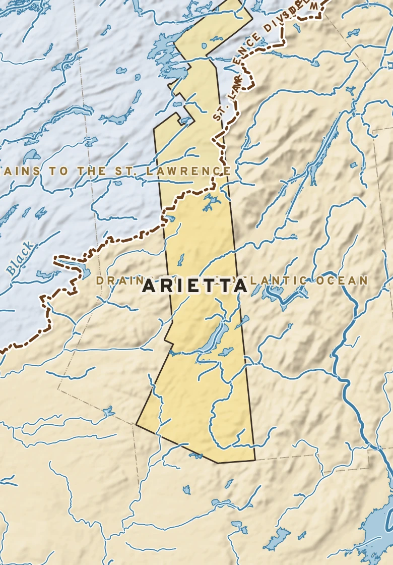 Atlas plate of Arietta, New York.