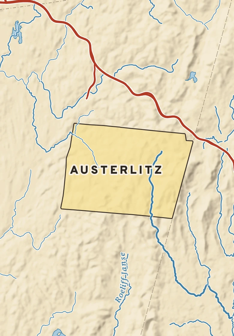 Atlas plate of Austerlitz, New York.