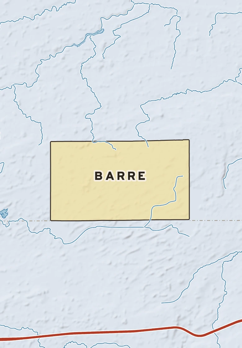 Atlas plate of Barre, New York.