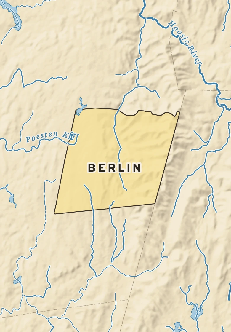 Atlas plate of Berlin, New York.