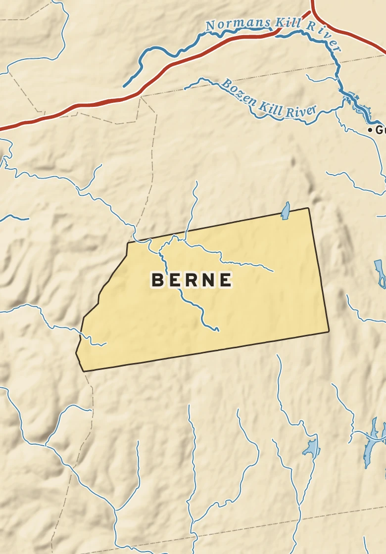 Atlas plate of Berne, New York.
