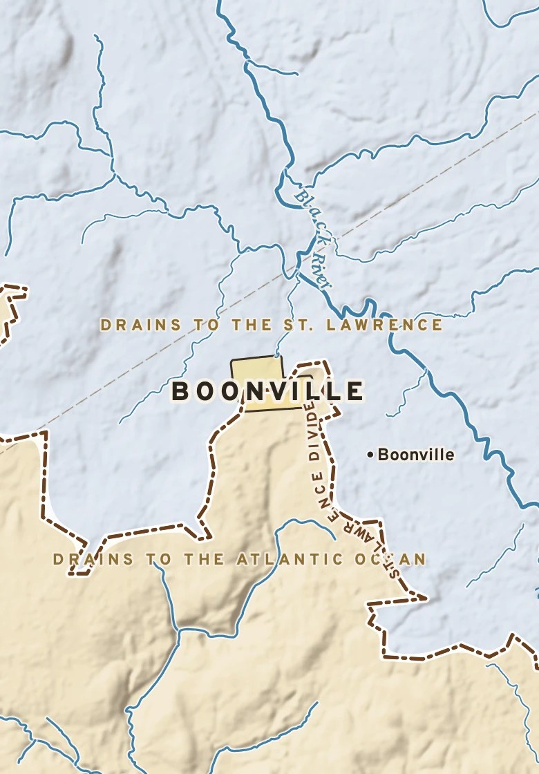 Atlas plate of Boonville, New York.