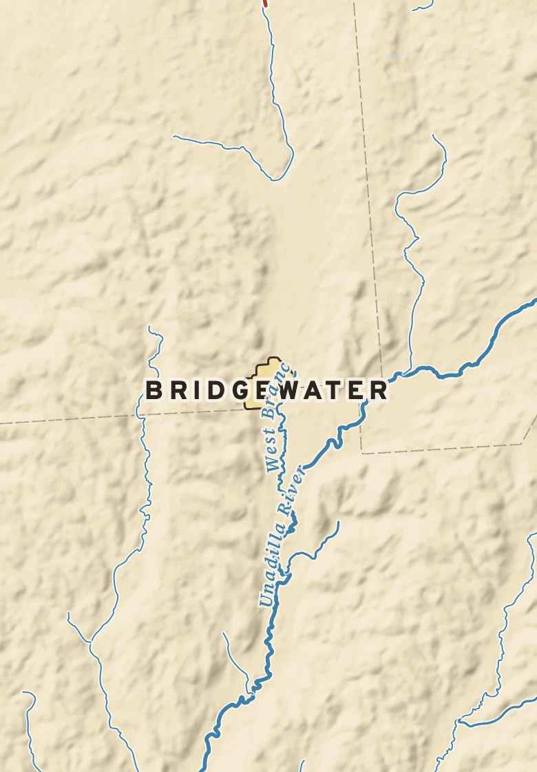Atlas plate of Bridgewater, New York.