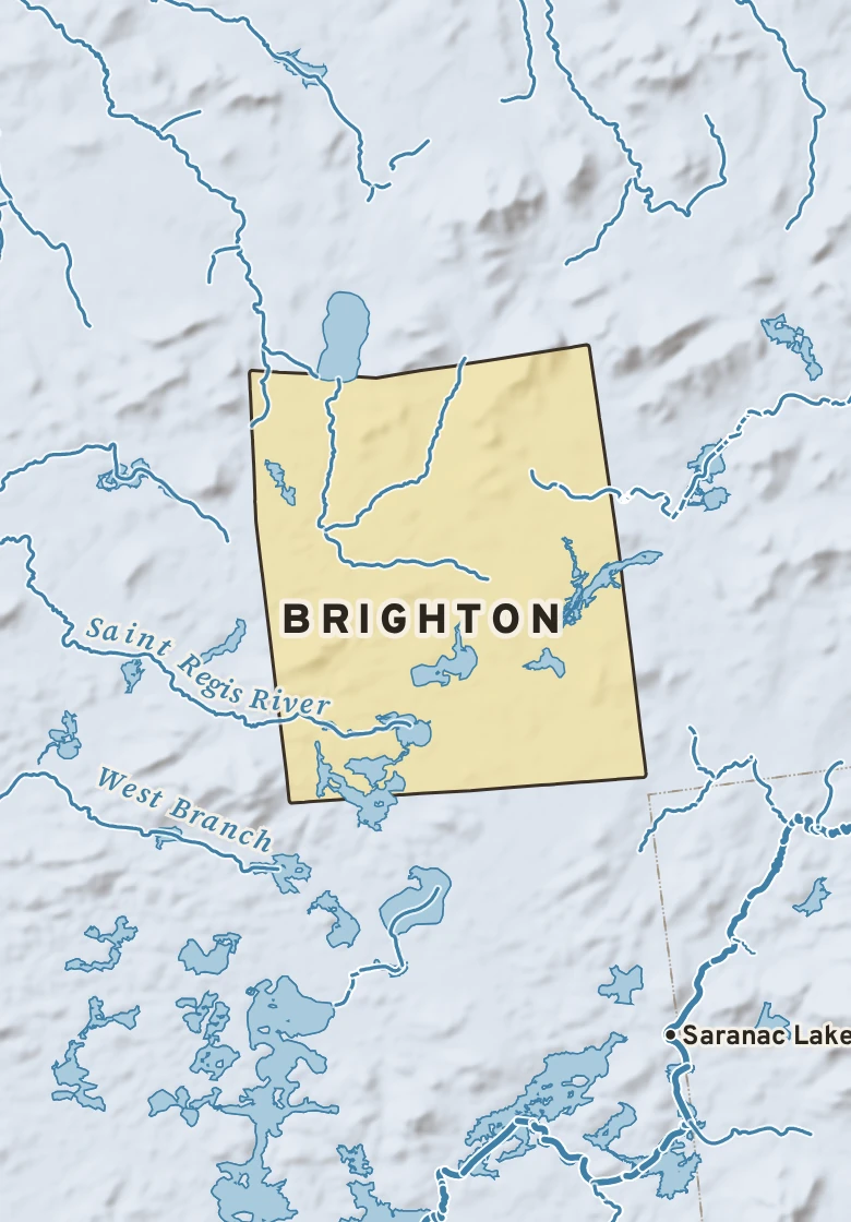 Atlas plate of Brighton, New York.