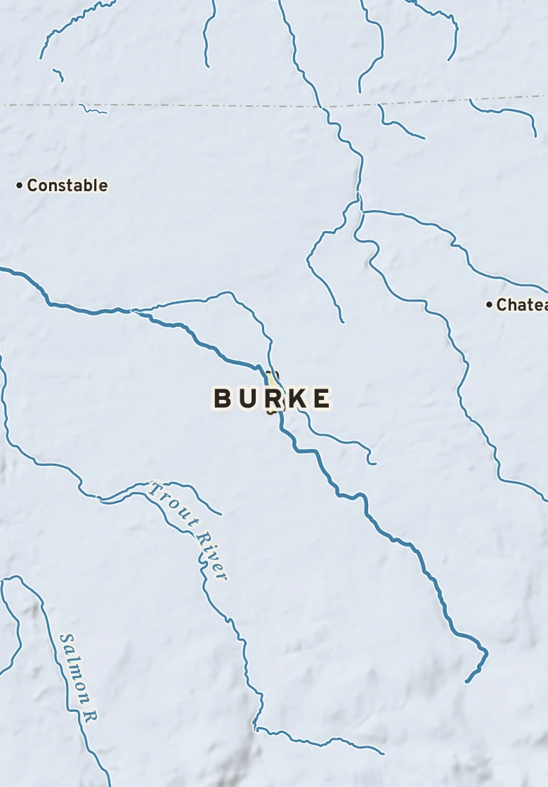 Atlas plate of Burke, New York.