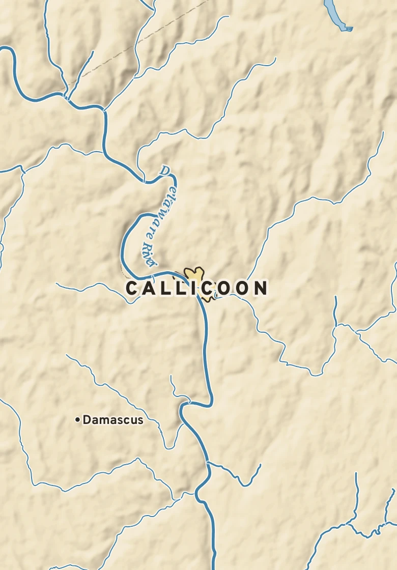 Atlas plate of Callicoon, New York.