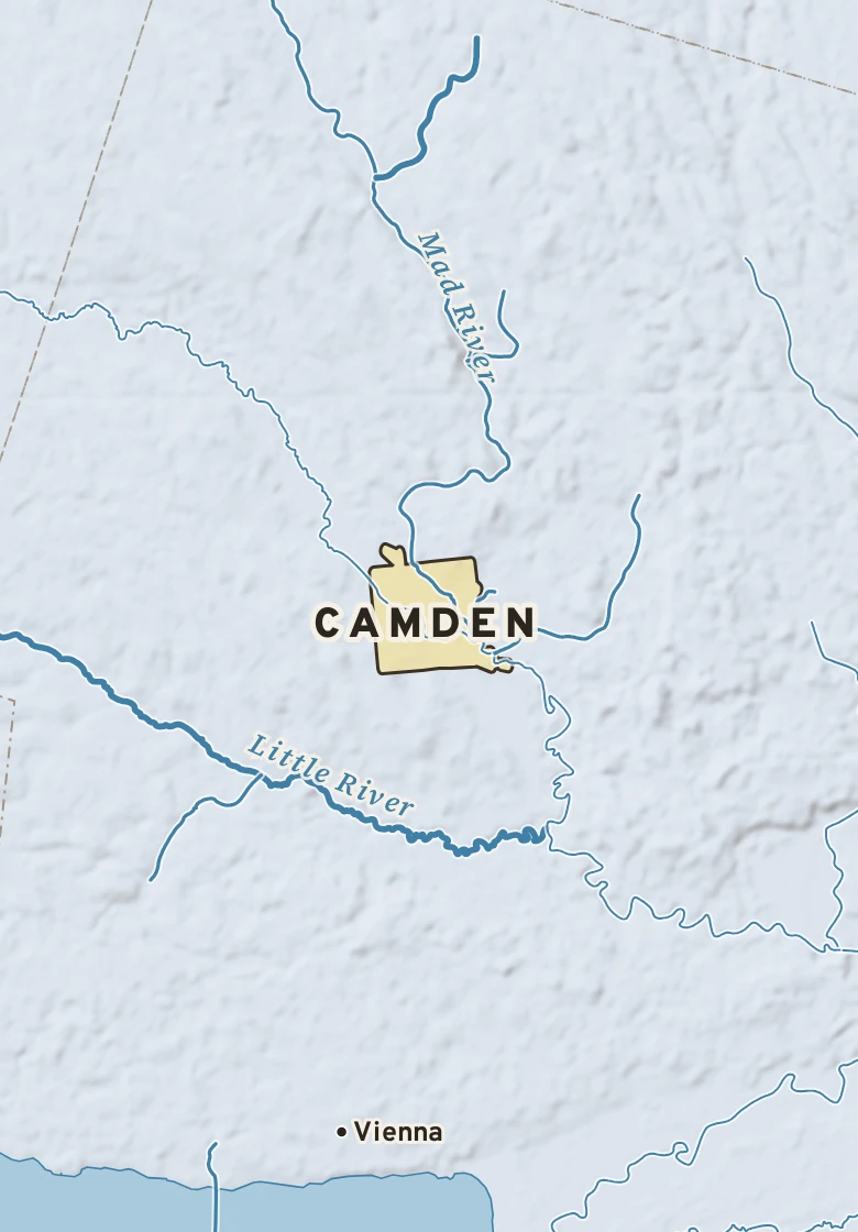 Atlas plate of Camden, New York.