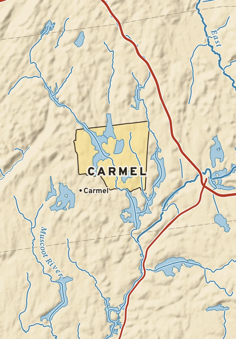 Atlas plate of Carmel, New York.