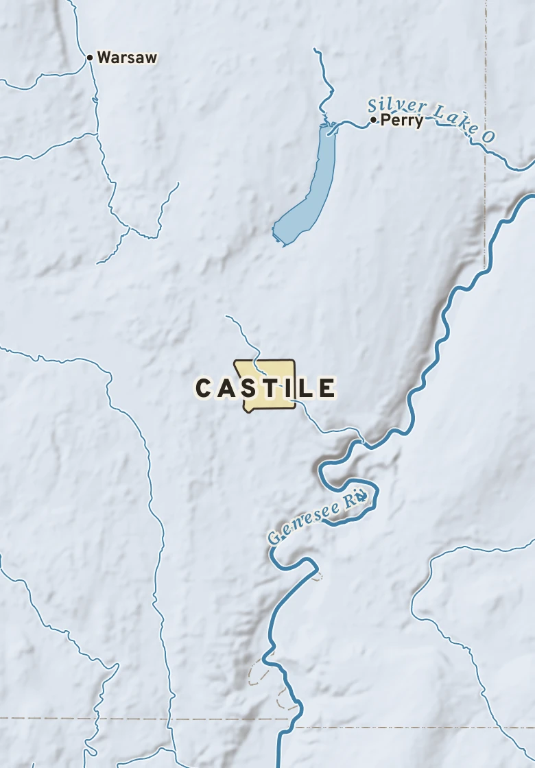 Atlas plate of Castile, New York.