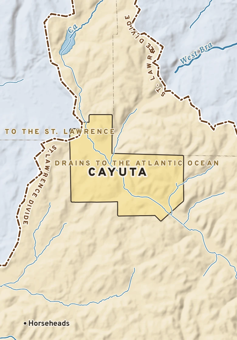 Atlas plate of Cayuta, New York.
