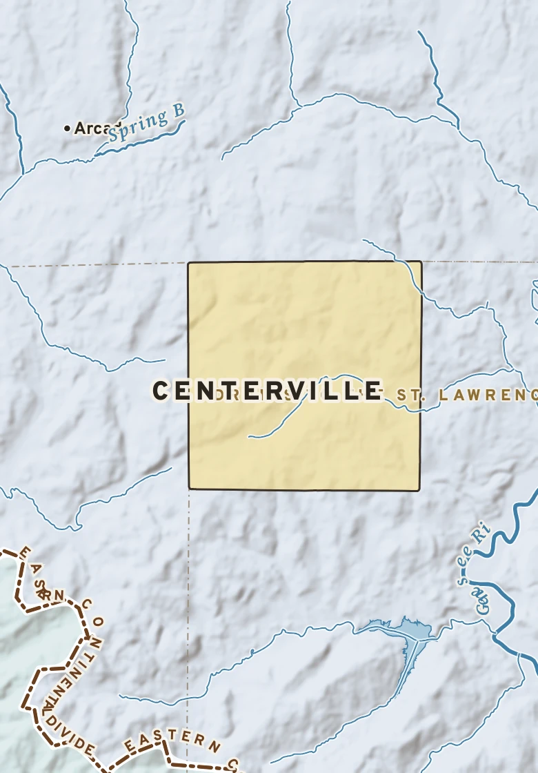 Atlas plate of Centerville, New York.