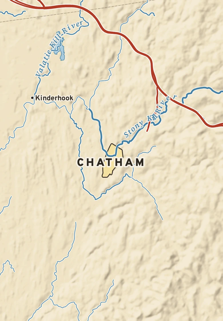 Atlas plate of Chatham, New York.
