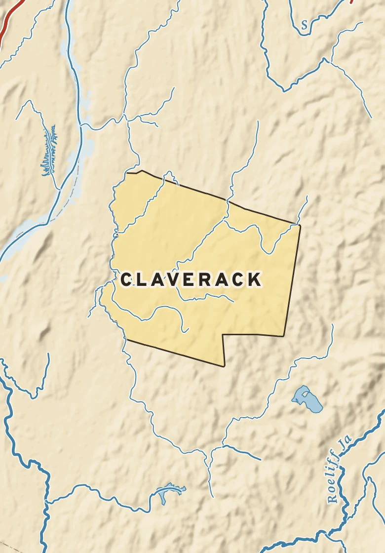 Atlas plate of Claverack, New York.