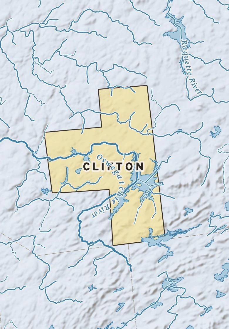 Atlas plate of Clifton, New York.