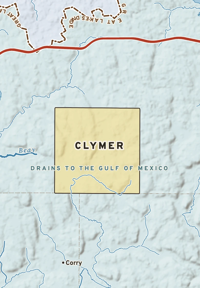 Atlas plate of Clymer, New York.