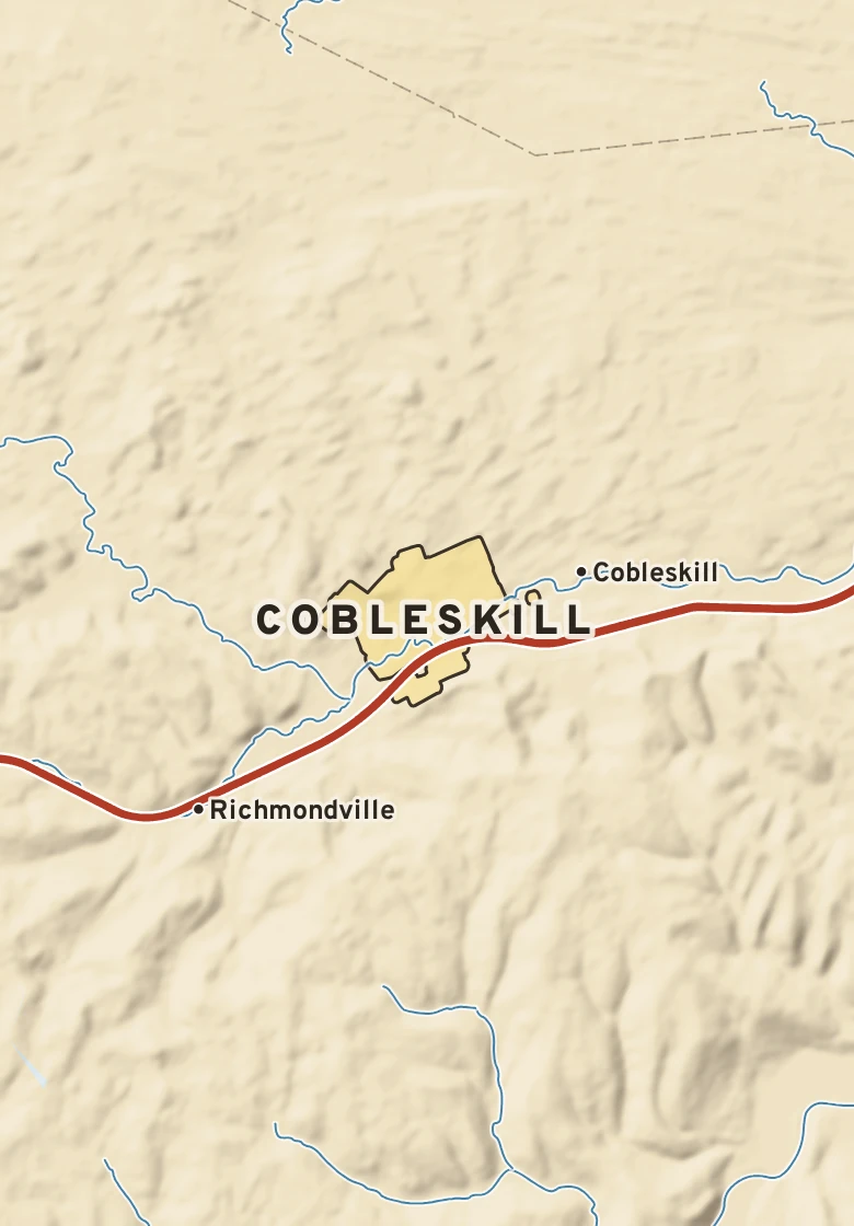 Atlas plate of Cobleskill, New York.