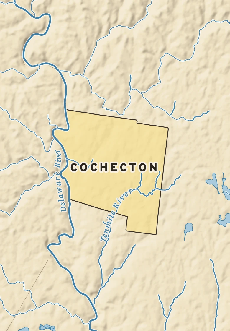 Atlas plate of Cochecton, New York.