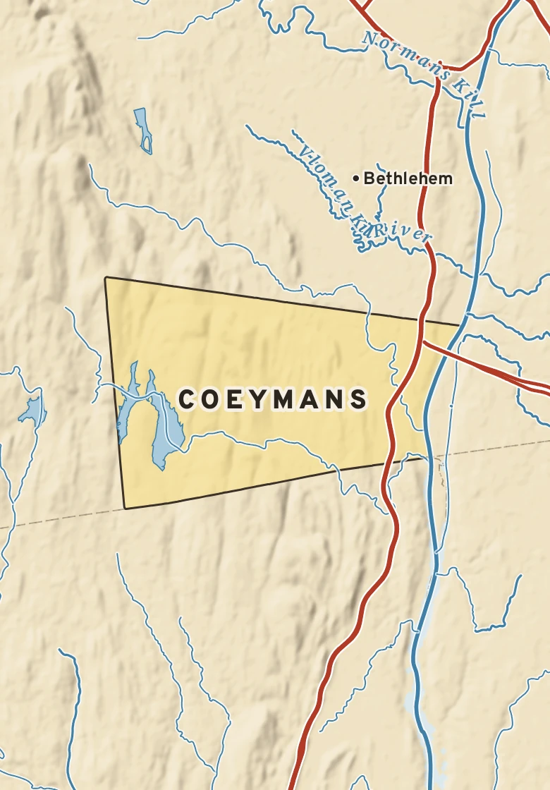 Atlas plate of Coeymans, New York.