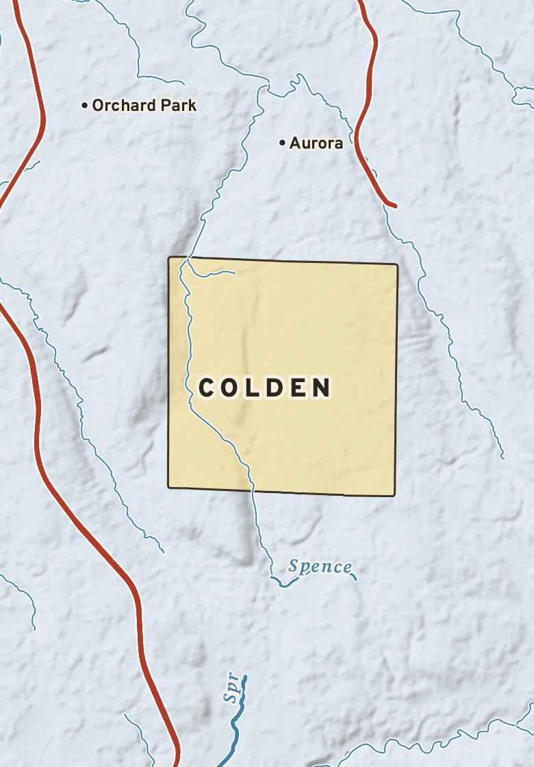 Atlas plate of Colden, New York.