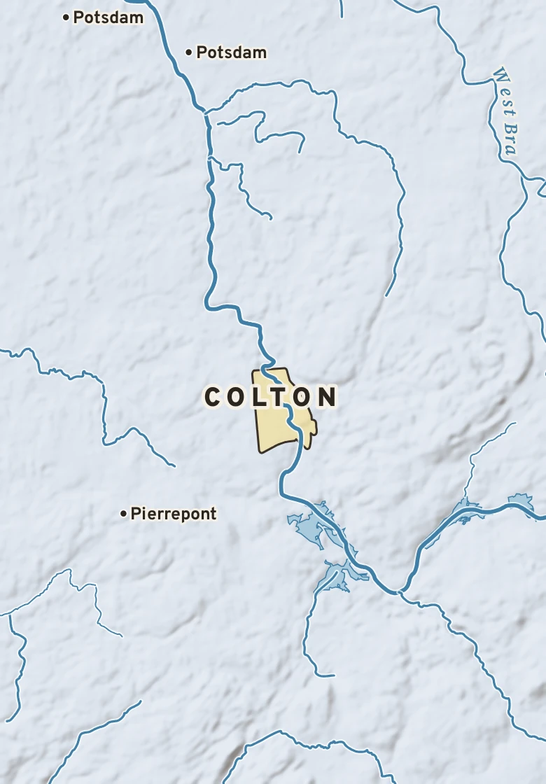 Atlas plate of Colton, New York.