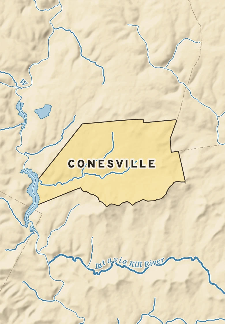 Atlas plate of Conesville, New York.