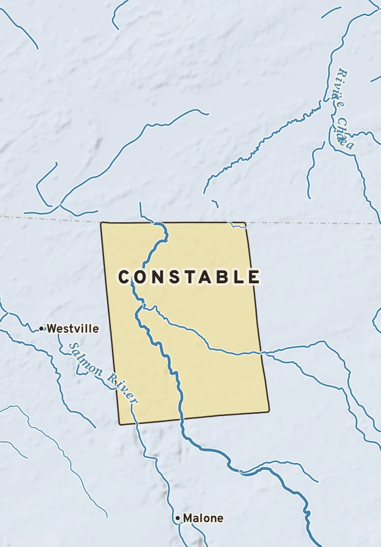 Atlas plate of Constable, New York.