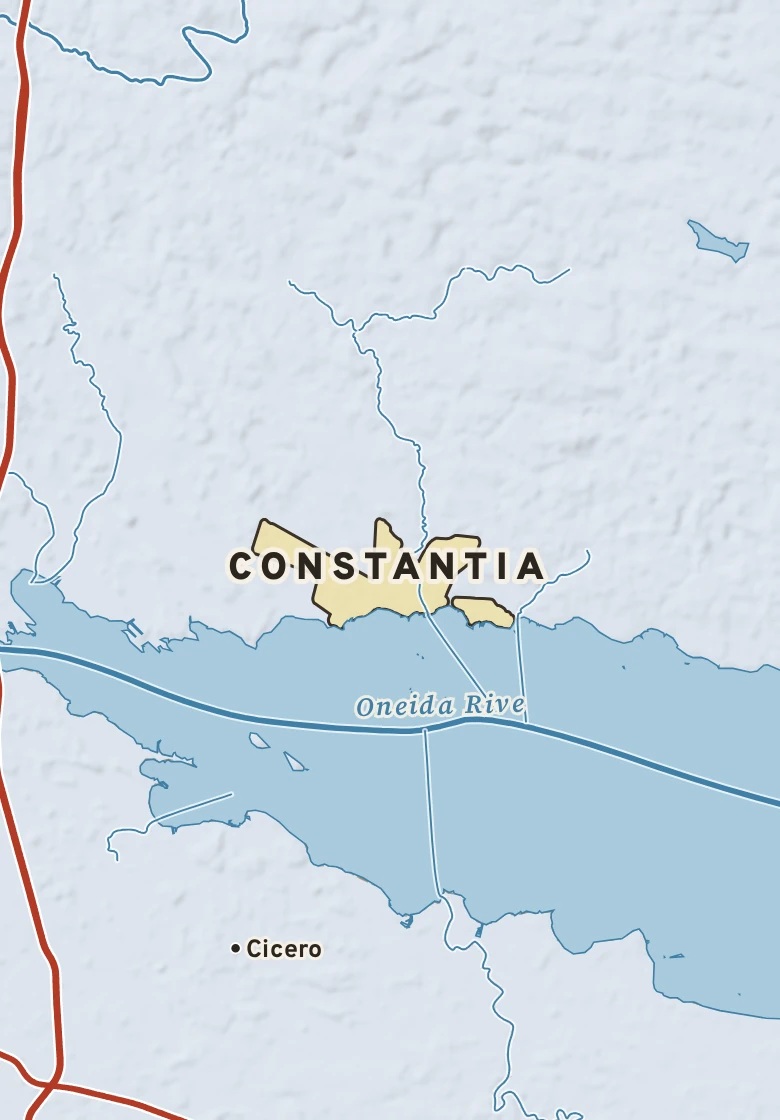 Atlas plate of Constantia, New York.