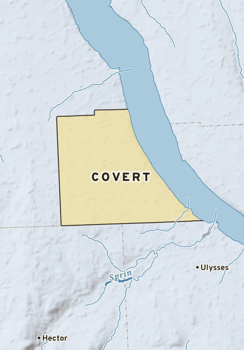 Atlas plate of Covert, New York.