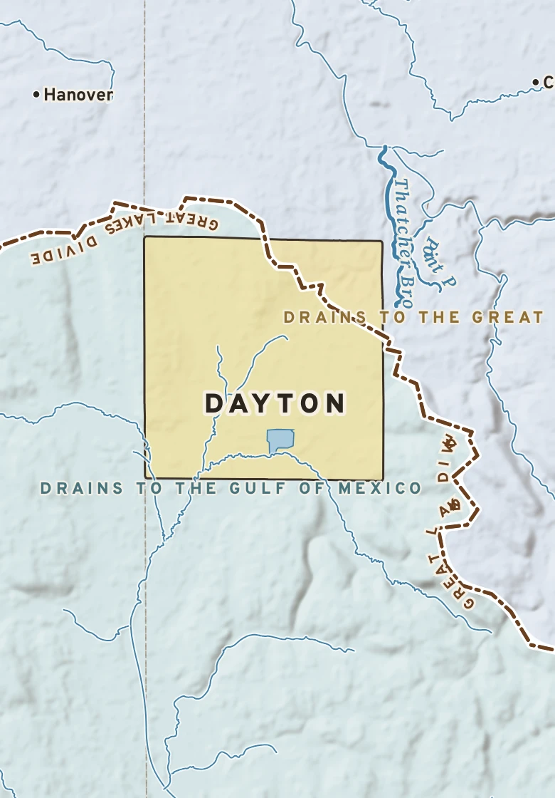 Atlas plate of Dayton, New York.