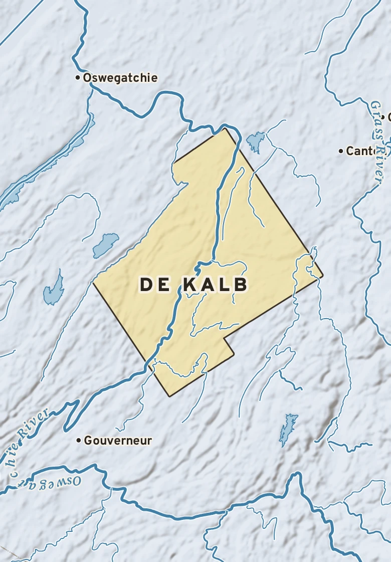 Atlas plate of De Kalb, New York.