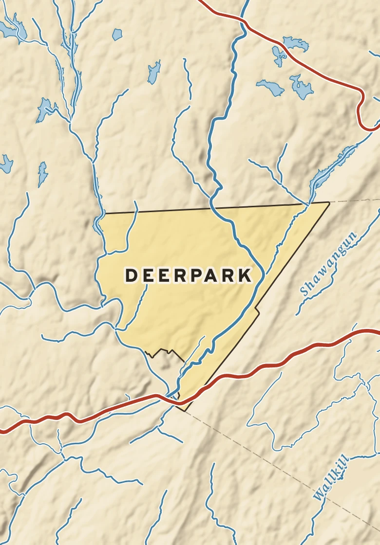 Atlas plate of Deerpark, New York.