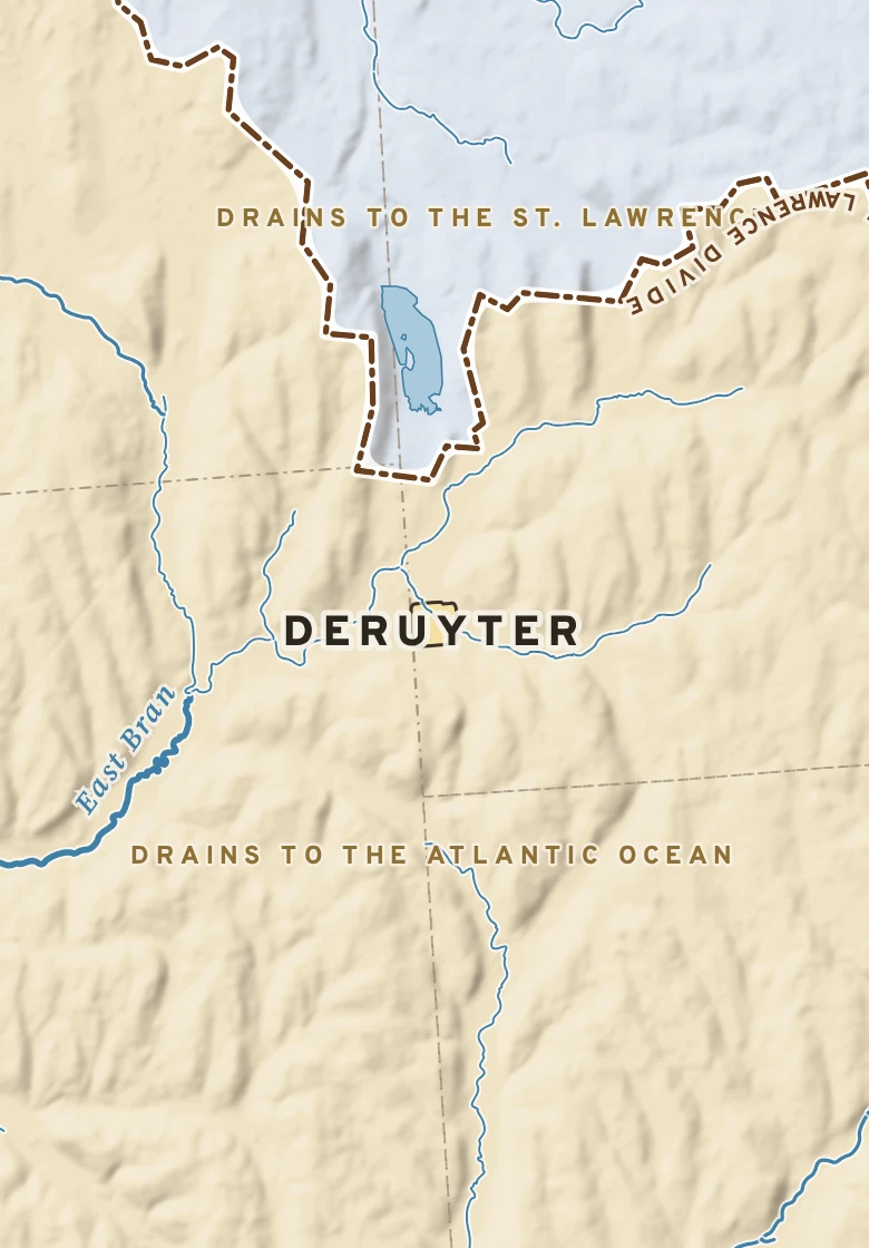 Atlas plate of DeRuyter, New York.