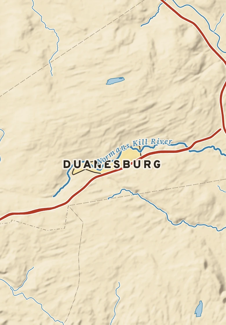 Atlas plate of Duanesburg, New York.