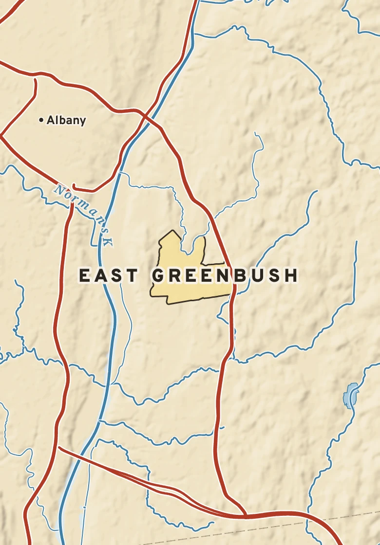 Atlas plate of East Greenbush, New York.