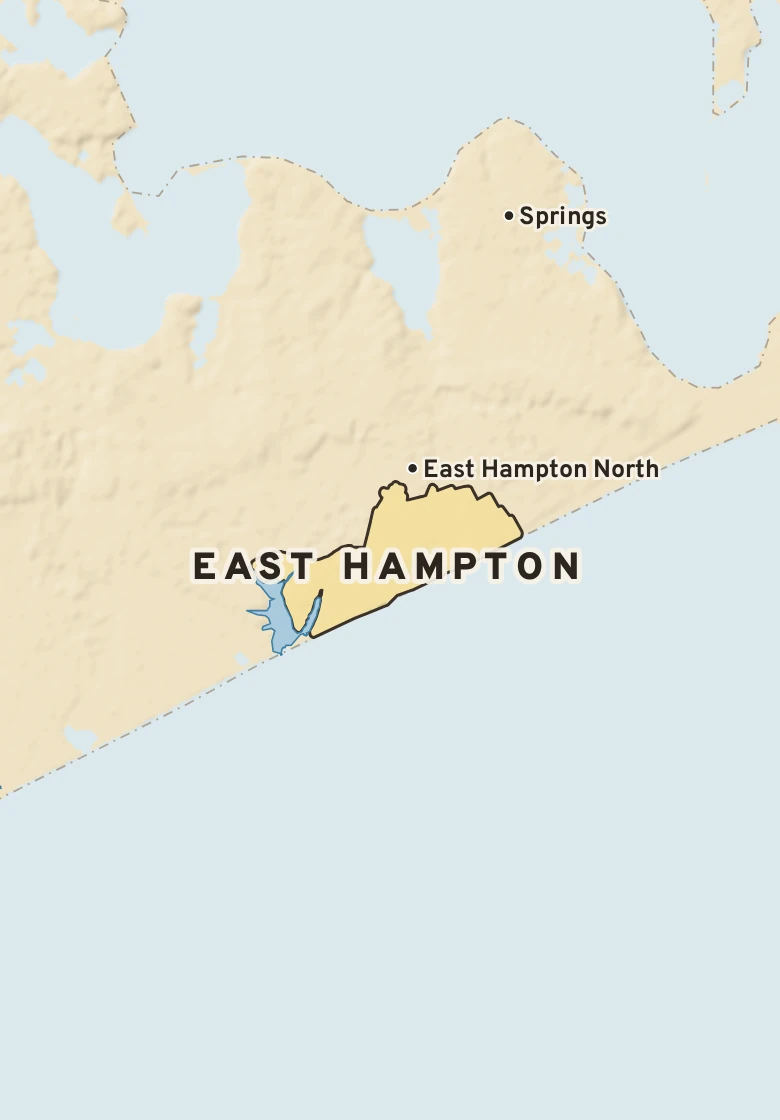Atlas plate of East Hampton, New York.