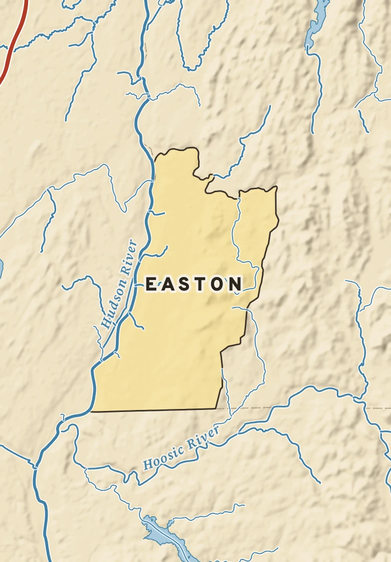 Atlas plate of Easton, New York.